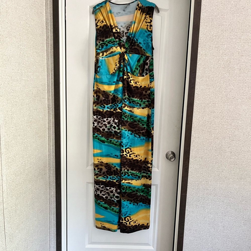 Kate & Mallory Stylish Multicolor Maxi Dress